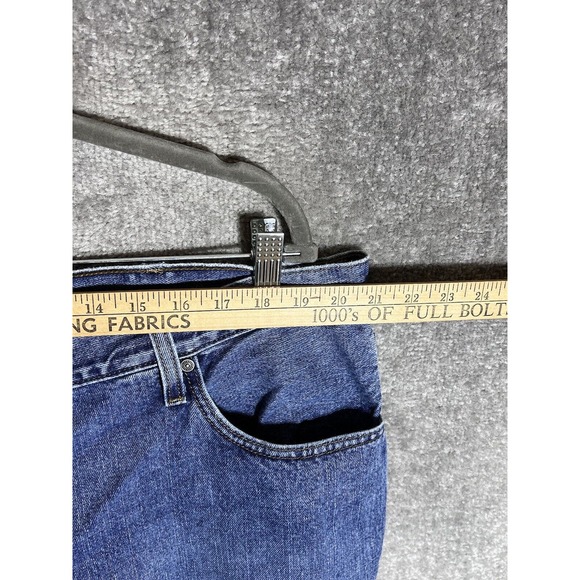 Arizona Relaxed Straight Leg Jeans Mens Size 42 X 32 Blue Denim Cotton 5 Pocket - Picture 7 of 10